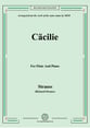 Cacilie,for Flute and Piano P.O.D cover